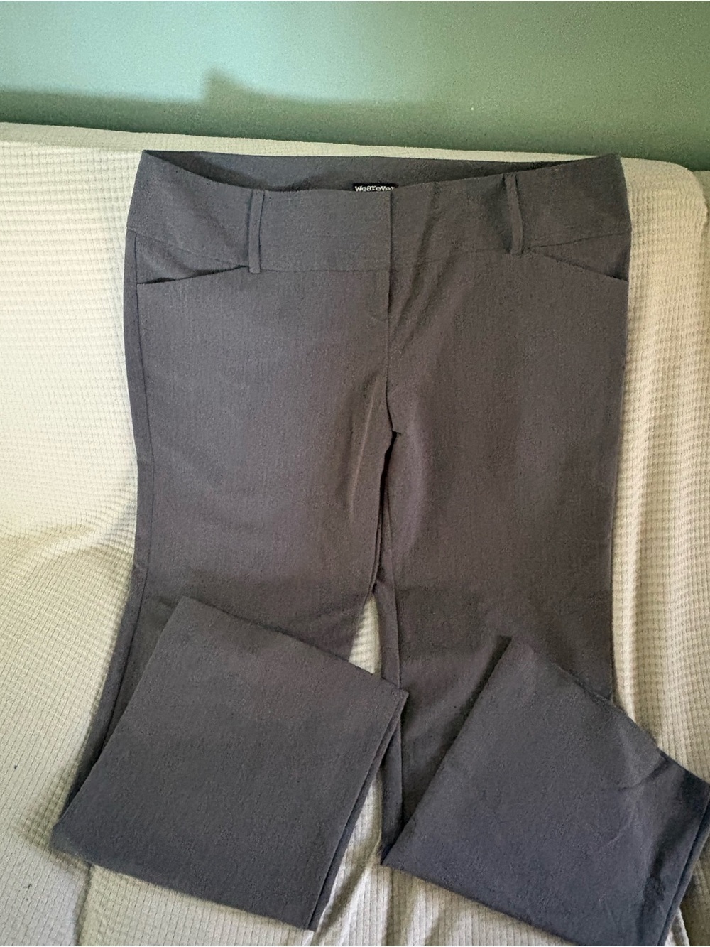J. Jill Wearever Knit Grey Dress Pants - Size 11